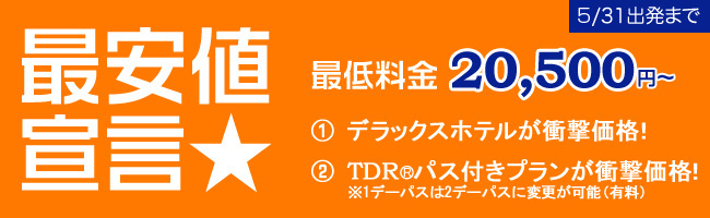 最安値宣言